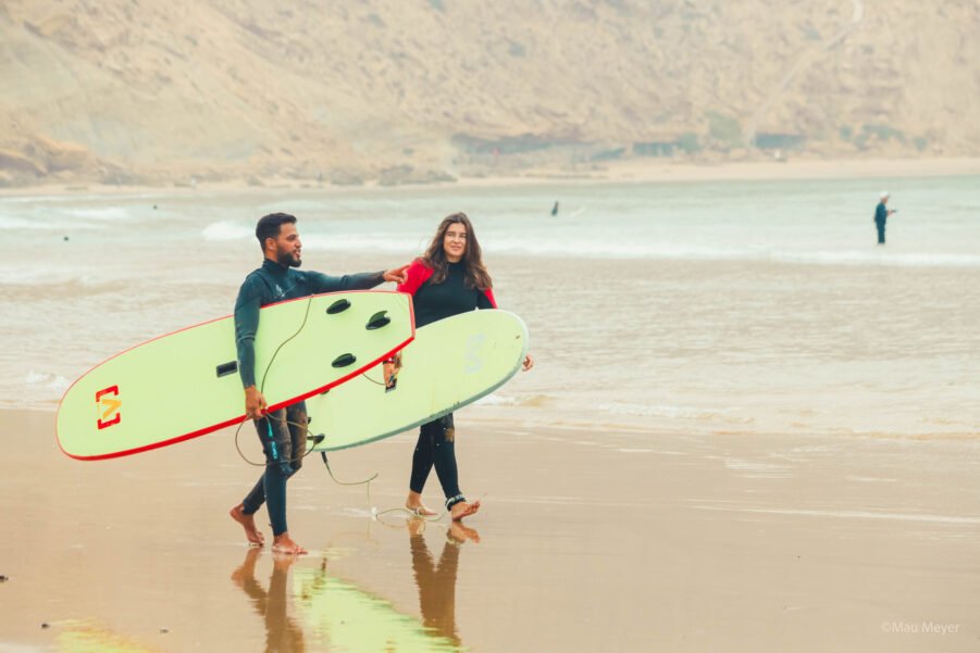 private surf lessons in taghazout beach